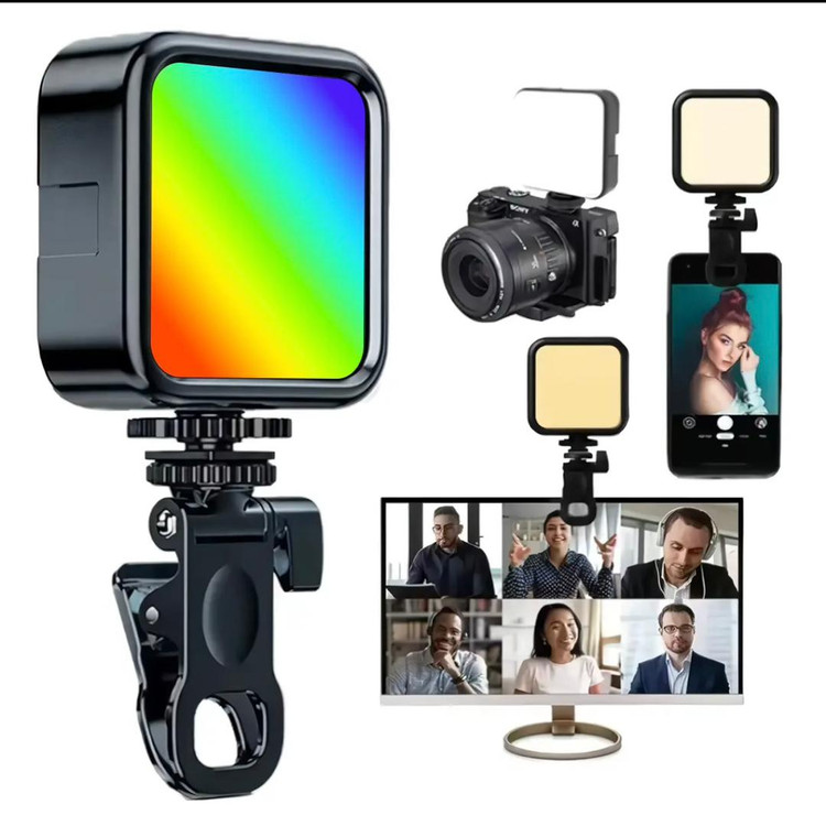 ویدیو لایت LED مدل AY-83 با نور دهی رنگی و حالت مختلف